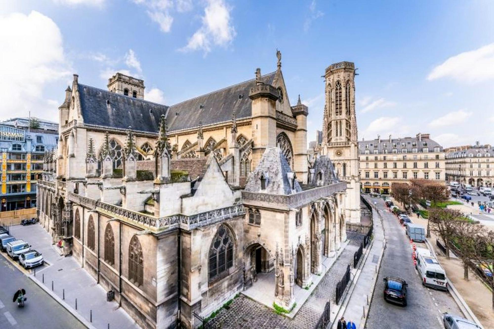 Reception Apartment With Stunning Views Paris Bagian luar foto