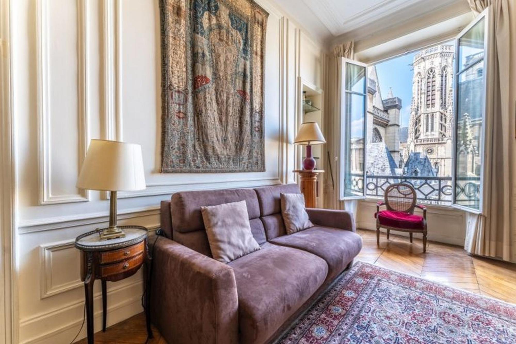 Reception Apartment With Stunning Views Paris Bagian luar foto