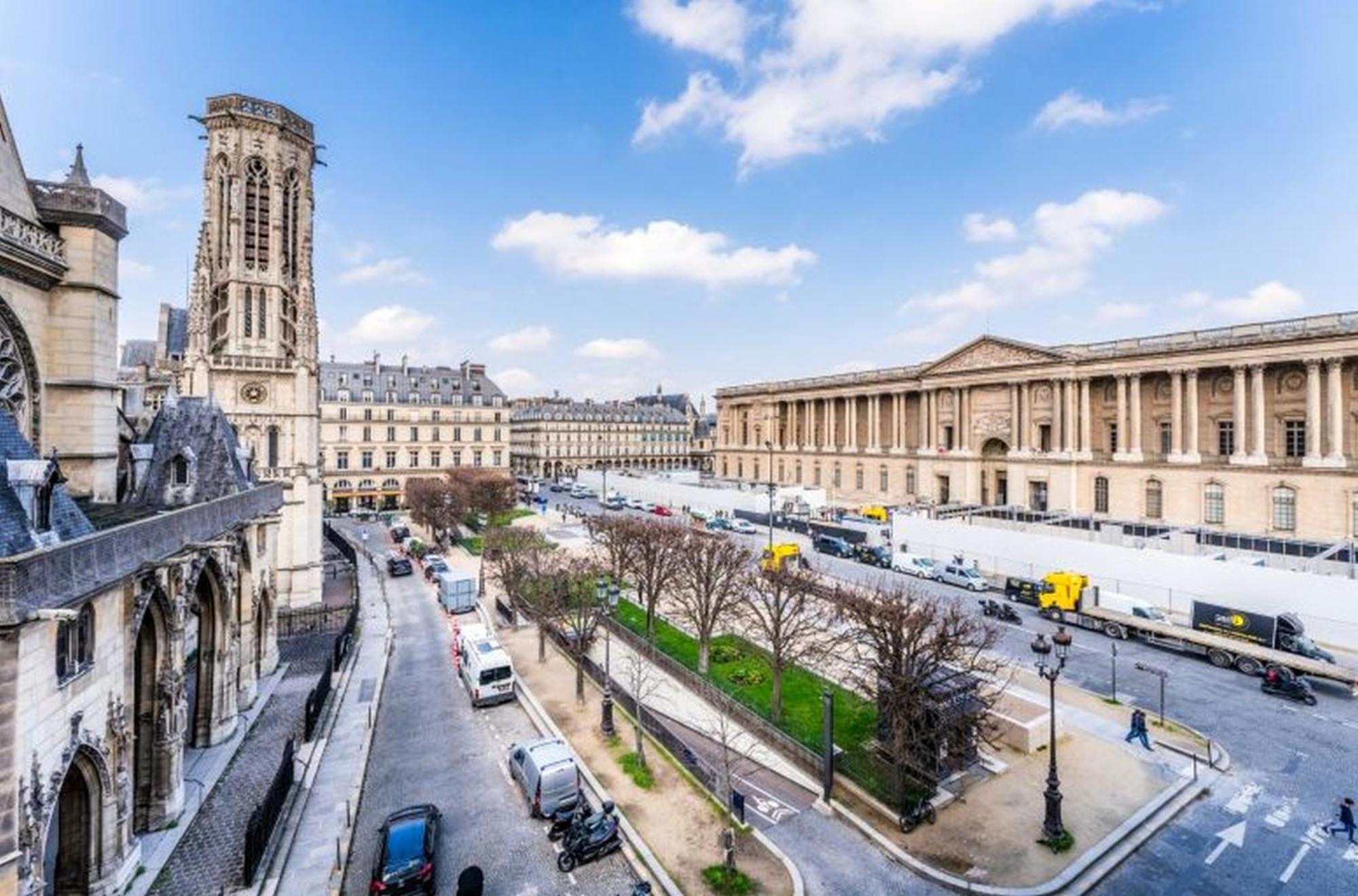 Reception Apartment With Stunning Views Paris Bagian luar foto